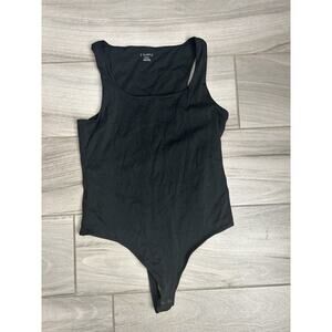 Z Supply Women's Size Large Bodysuit in Black BZ